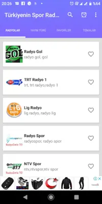 Spor Radyoları Dinle android App screenshot 0